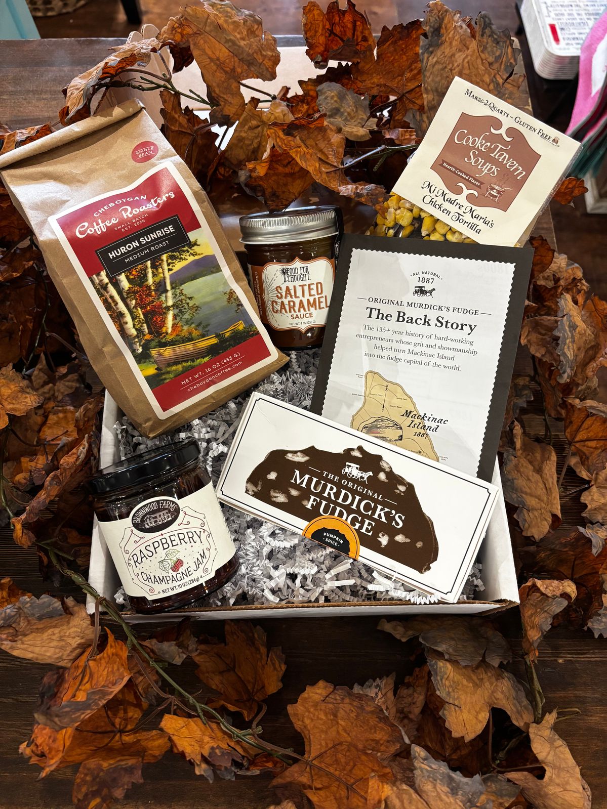 autumn gourmet gift basket